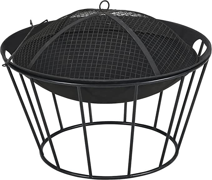 Heavy-Duty Metal Fire Pit