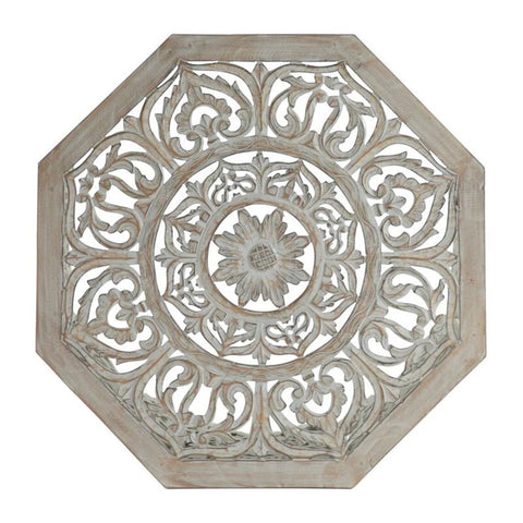 Indian Handmade wood carving Coffee Table / Centre Table - Handcarved conversion coffee table A Timeless Accent for Your Home 45x45x82Cms