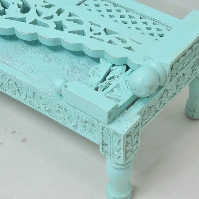 hand carved daybed, balinese daybed, turquoise daybed, jali lattice daybed, mughal garden daybed, carved daybed, indian furniture, living room daybed, patio daybed, sunroom daybed, outdoor daybed, handmade daybed, artisan made daybed, premium wood daybed, quality wood furniture, durable daybed, sturdy daybed, timeless daybed, elegant daybed, statement daybed, grand daybed, heirloom daybed, tropical daybed, bohemian daybed, eclectic daybed, vintage daybed, traditional daybed, ornate daybed, classic daybed, d