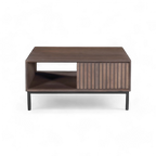 Coffee Table - Storage Coffee Table - Walnut Coffee Table Solid Wood