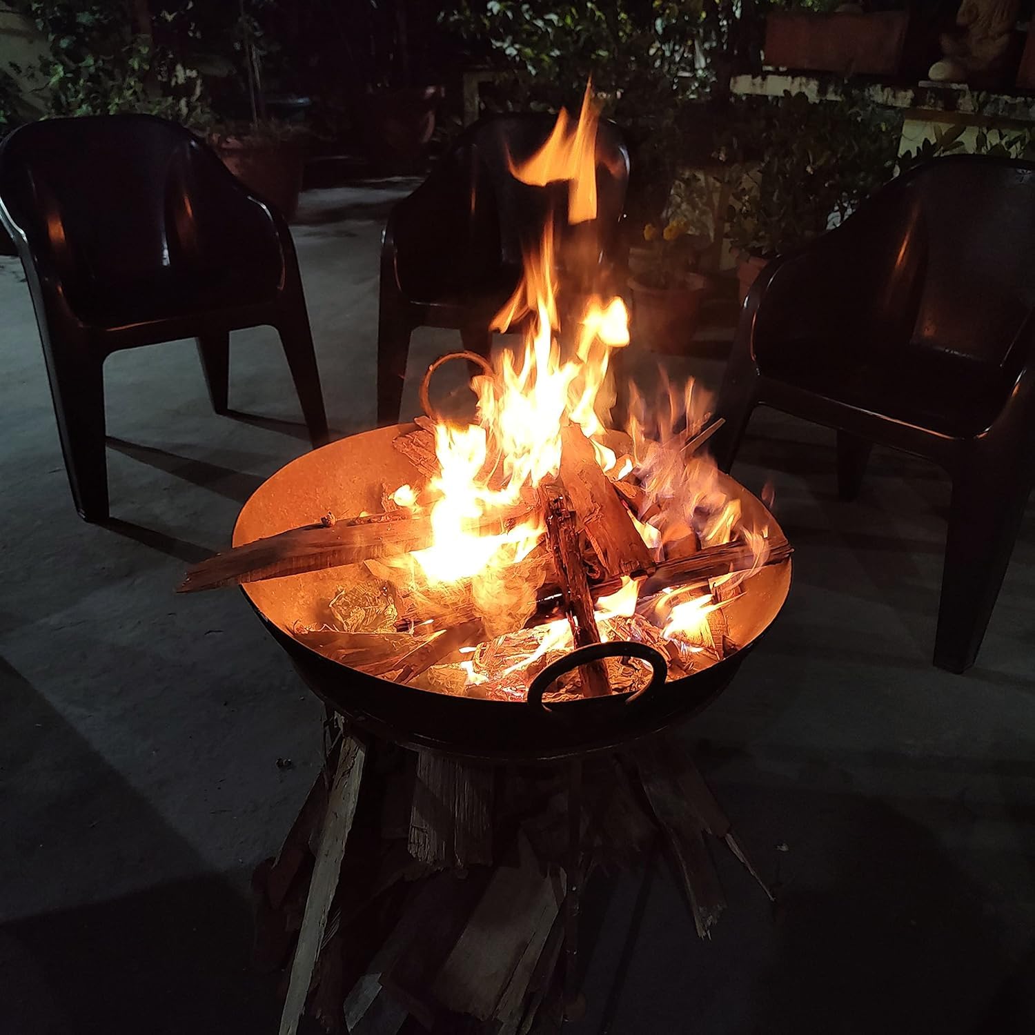 Bonfire Pit for Outdoor Heavy-Duty fire Pit Bonfire Pit for Outdoor