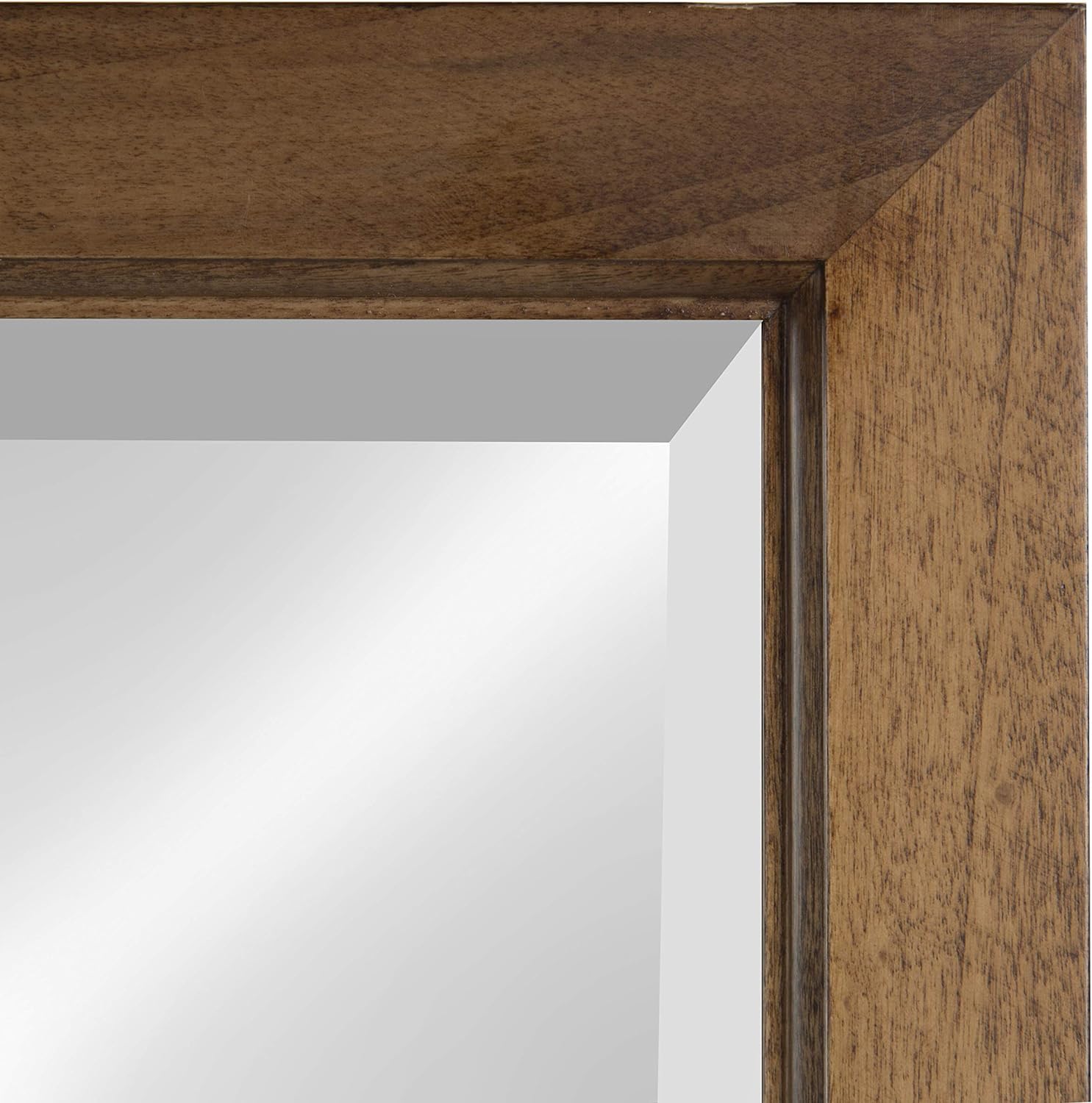 9-Panel Windowpane Wood Wall Mirror, 26 x 22 Inches