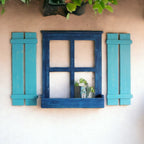 Creative Farmhouse Wall Window with shutters - J.L.HOME DECOR