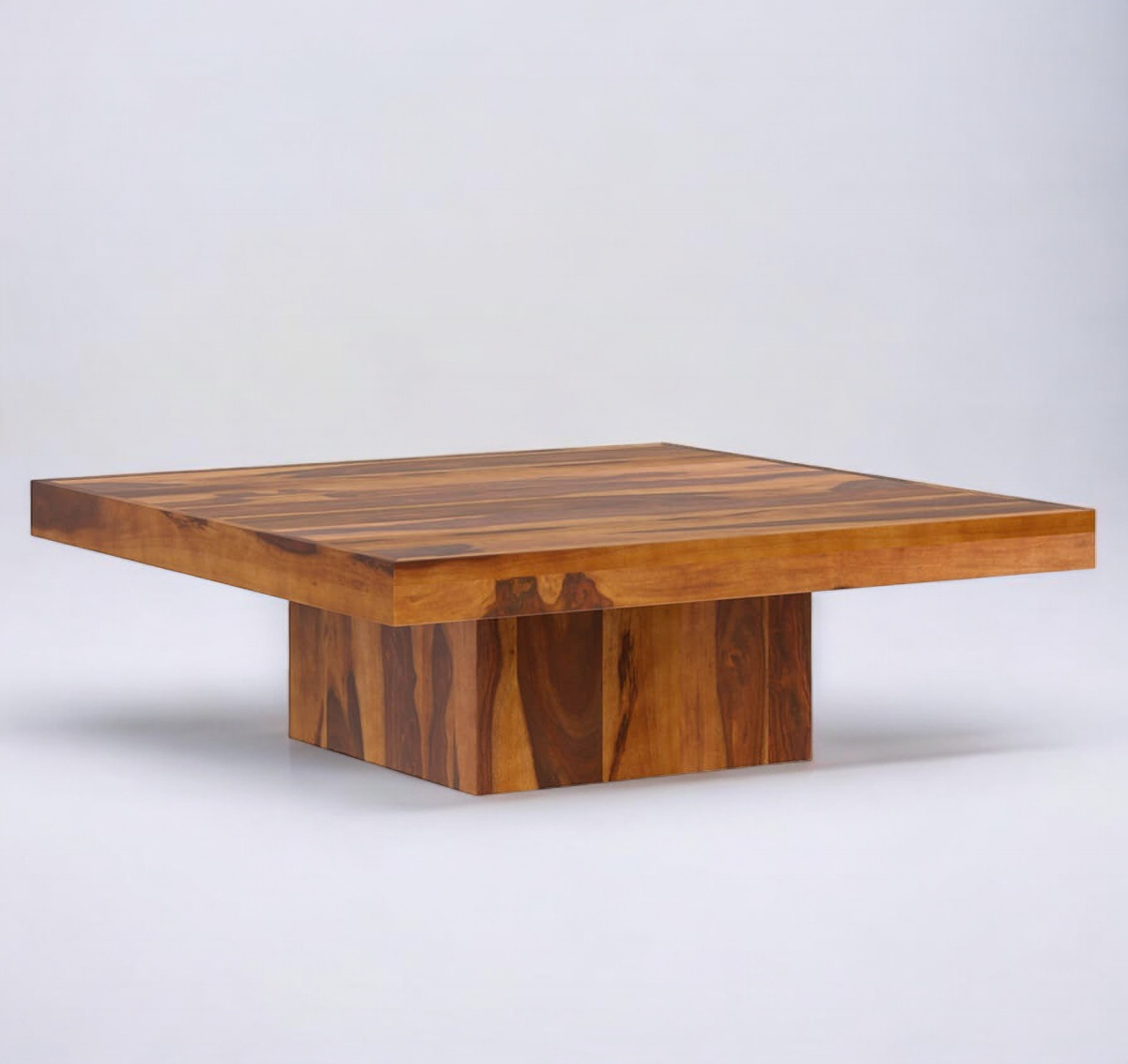 Natural Wood Coffee Table/mid-century modern coffee tables/Square Coffee Table Solid Wood