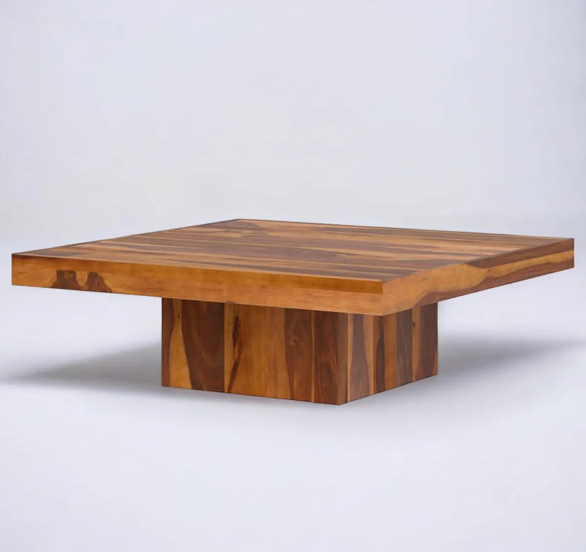 Natural Wood Coffee Table/mid-century modern coffee tables/Square Coffee Table Solid Wood coffee table  burl wood coffee table​ jlhomedecor2021.myshopify.com