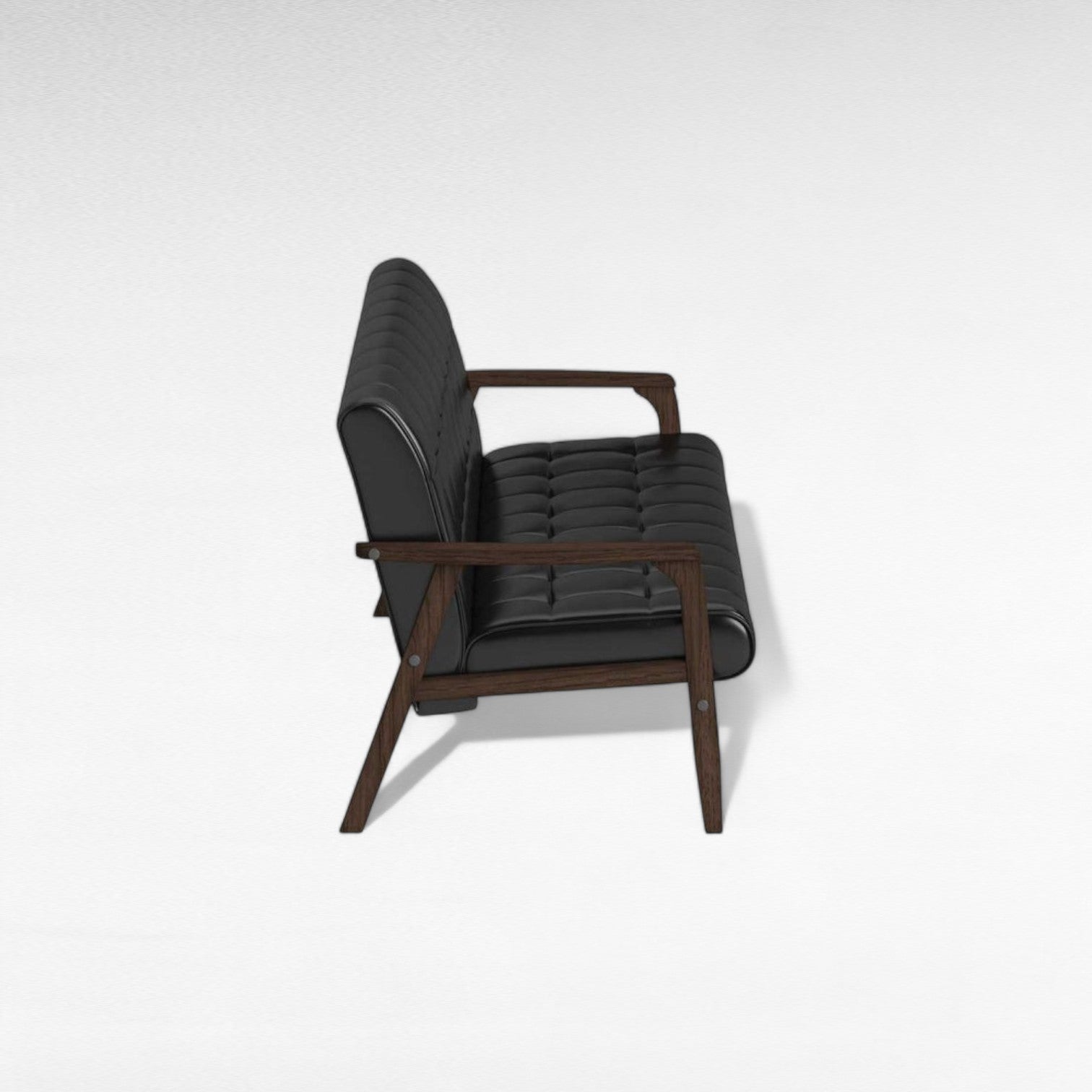 Wooden Black Leather Sofa |black couch sofa|black leather|black leather sofa set|black sofa set|black couch set|sofa|3 seater sofa|wooden sofa|living room sofa,