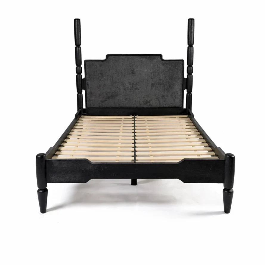 Black bed
