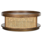 Rattan Coffee Table | Cane Table | Round Cane Table | Round Rattan Coffee Table