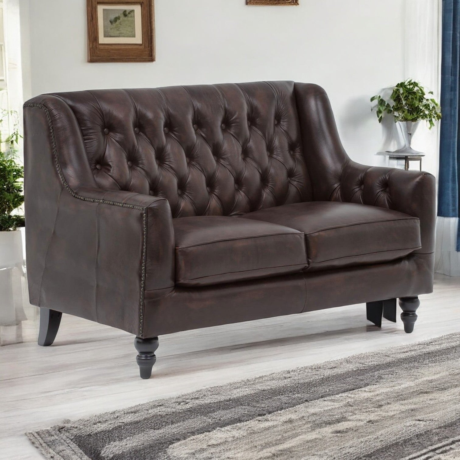 "Comfortable living room sofa in a stylish design"

