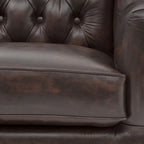 Brown Leather Set Of Three Sofas|sofa,living room sofa|couch|leather sofa|brown sofa|sofa set|3 seater sofa|leather reclining sofa,