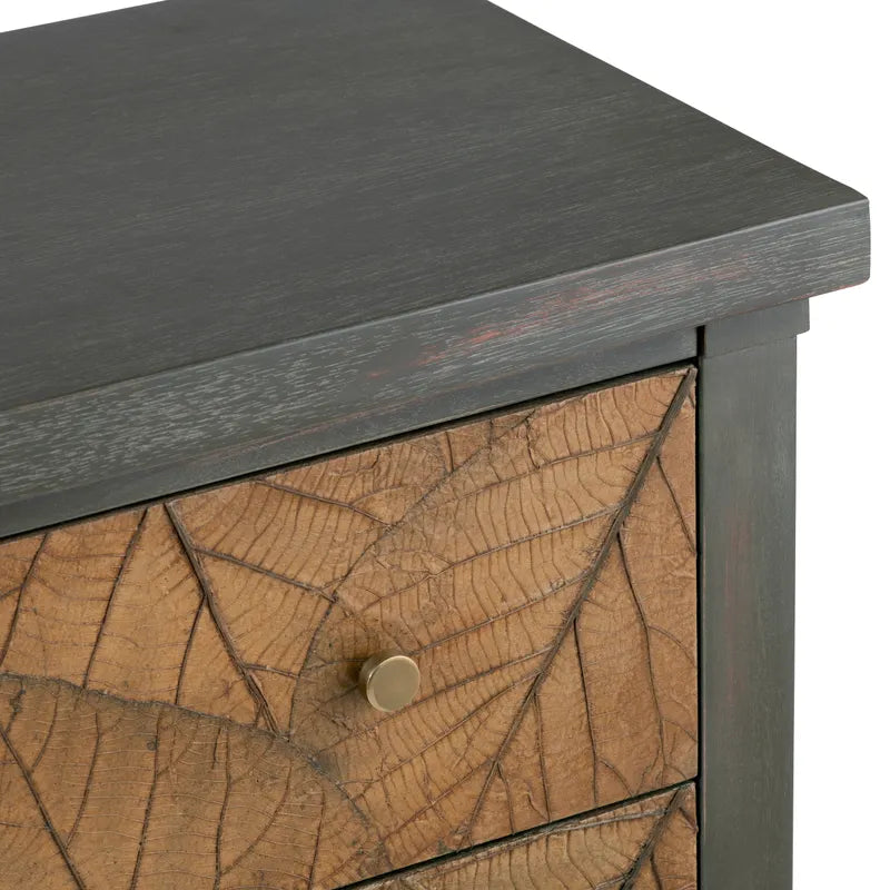 Decorative mango wood chest