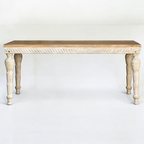 Natural Top Hand Carving Dining Table