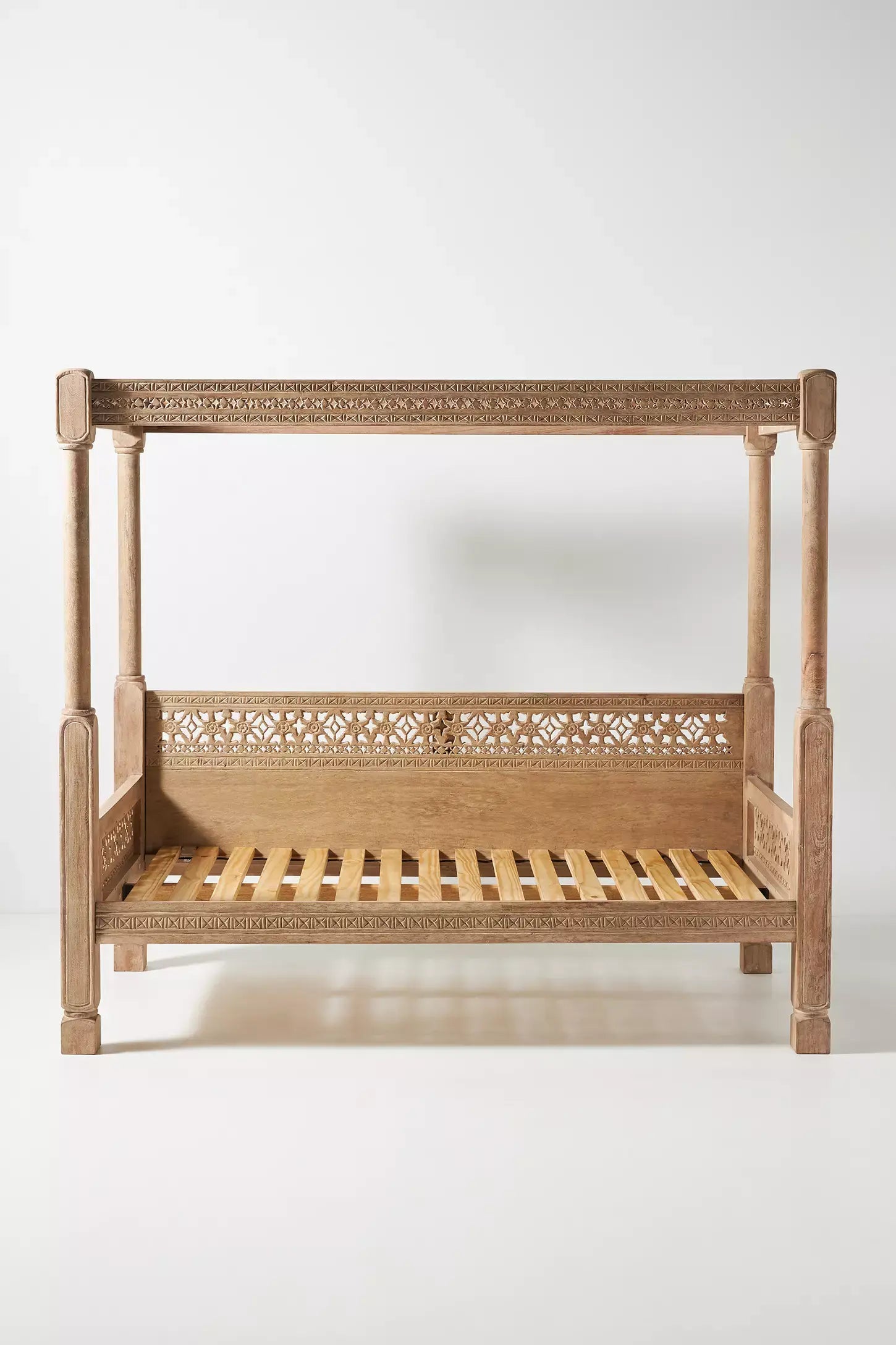 Ezana Hand Carved Day Bed Solid Wood Day Bed  Antique Carved Furniture jlhomedecor2021.myshopify.com