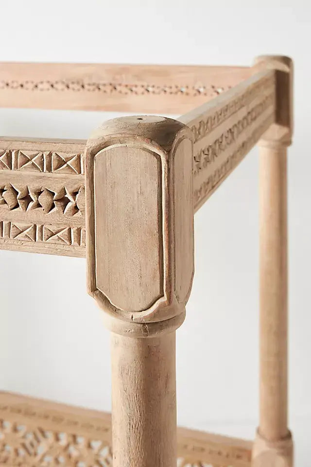 Ezana Hand Carved Day Bed Solid Wood Day Bed  Antique Carved Furniture jlhomedecor2021.myshopify.com