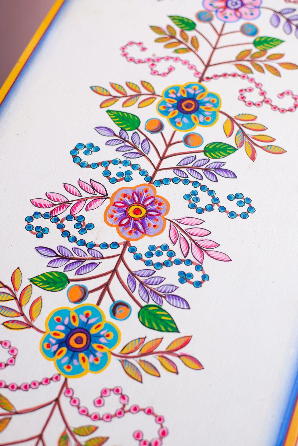 Indian Wooden Handmade Hand Painted Bedside Cabinet / SideBoard Table, Home Decor Table,Bedroom Table, Side Table