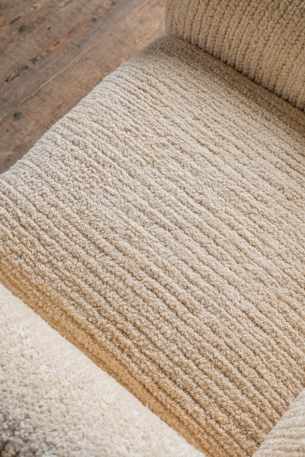 Agata Chenille Upholstered Wooden Arch Chair | living room chairs | lounger | single chairs for living room | lounge chair | chaise lounge chair