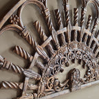 Handmade Mango Wood Carved Panel – Large Antique Wall Decor (183x91cm) | J.L.HOME DECOR