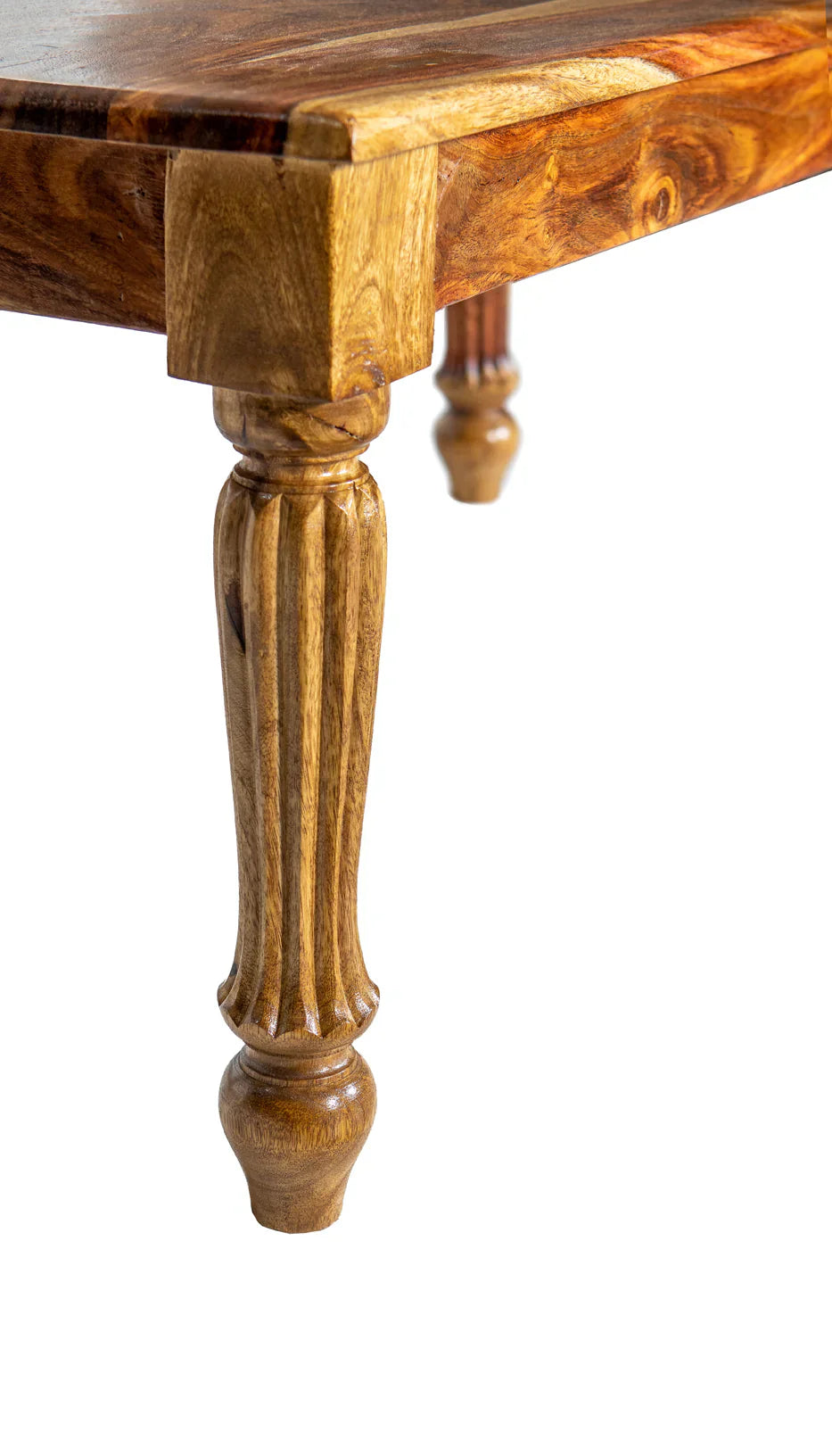 sheesham wood table, coffee table, rectangular table, teak finish table, carved leg table, turned leg table, baluster leg table, colonial table, traditional table, indian rosewood, living room table, statement coffee table, handmade coffee table, artisan made table, premium wood table, quality furniture, durable table, sturdy table, timeless table, elegant table, unique table, sculptural table, focal piece table, handcrafted in india, sustainable sheesham, natural wood grain, teak brown finish, warm wood to
