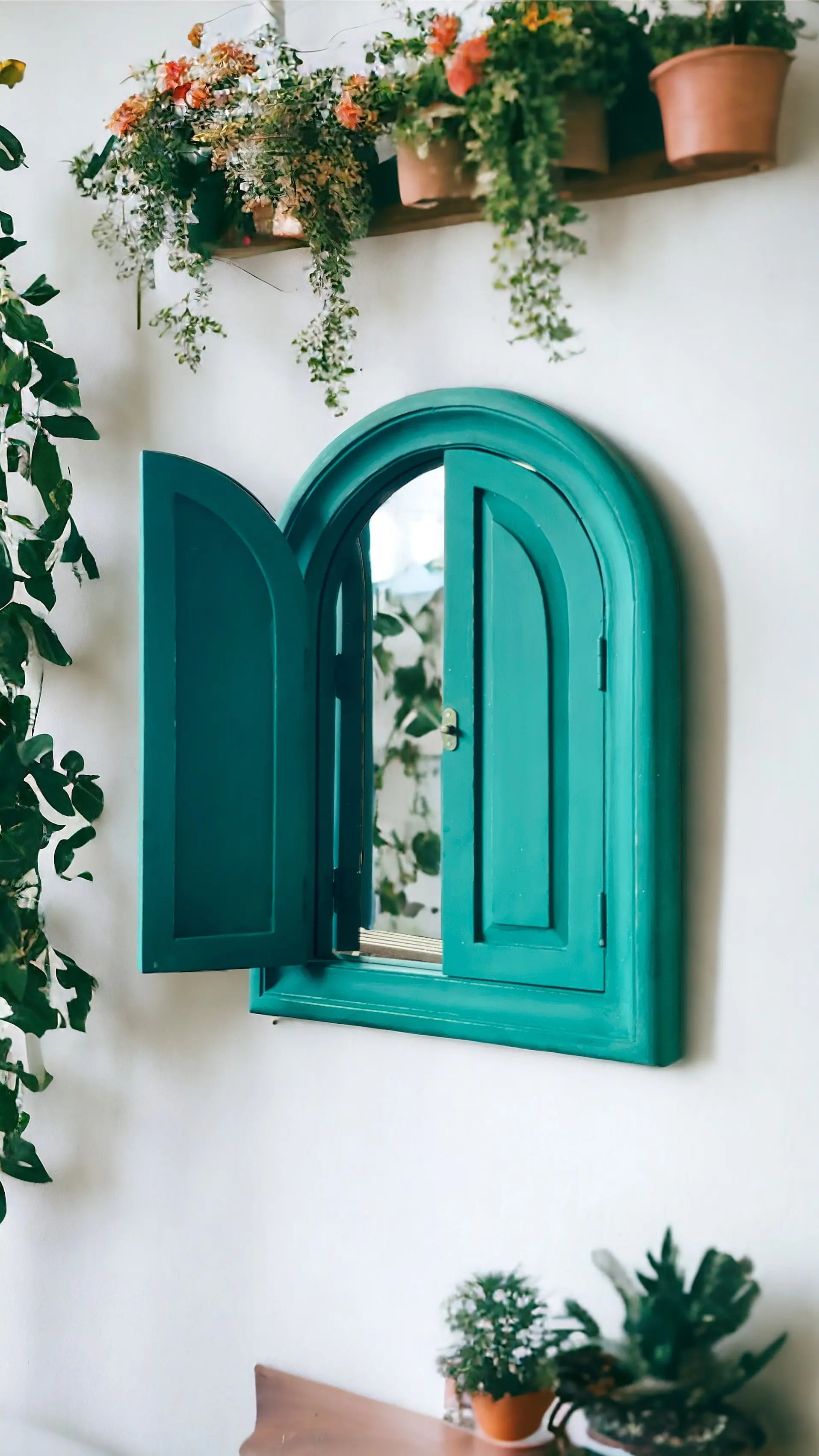 Window Frame Mirror | 22x16 Inches Mirror  aesthetic mirror jlhomedecor2021.myshopify.com