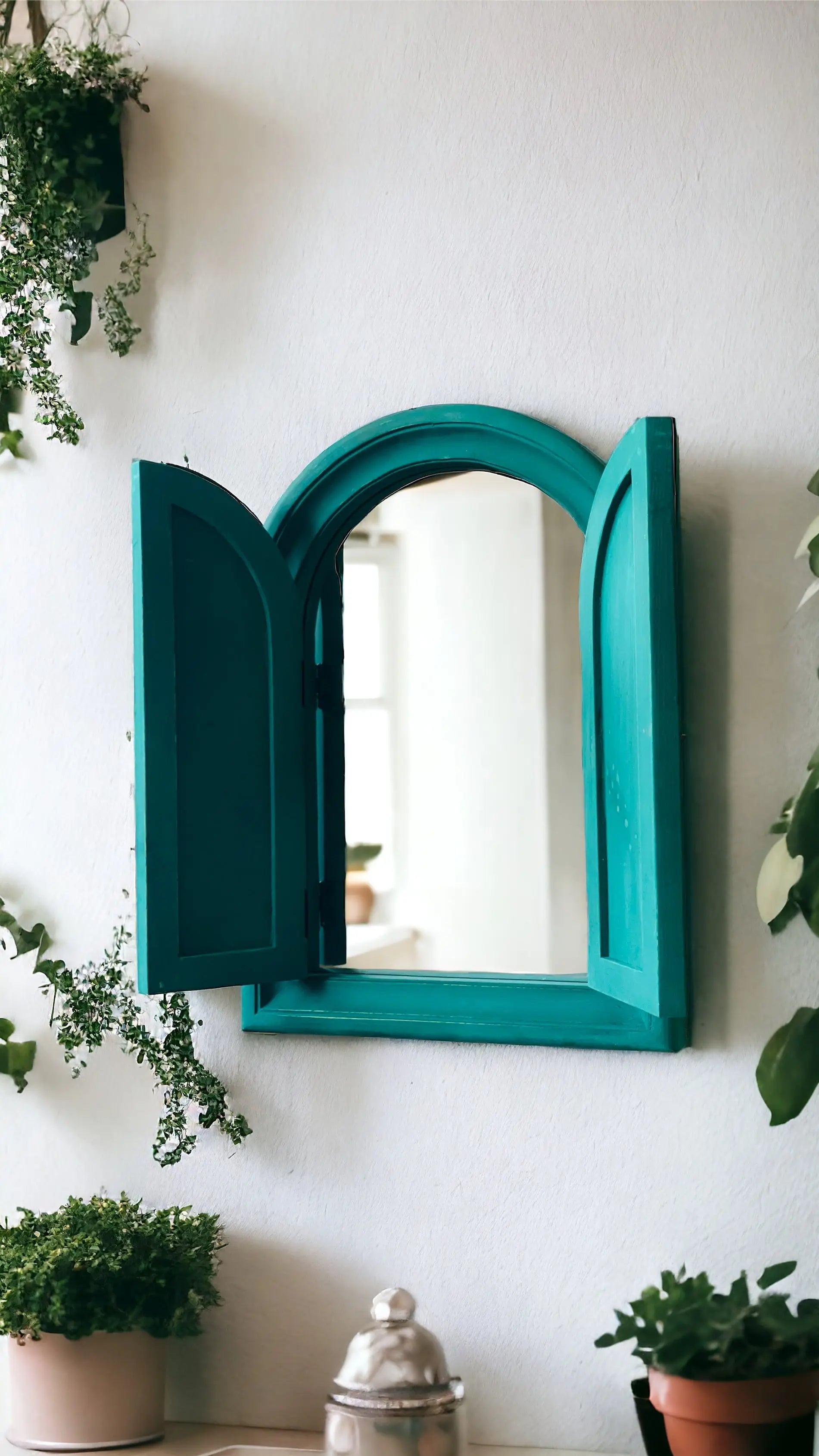 Window Frame Mirror | 22x16 Inches Mirror  aesthetic mirror jlhomedecor2021.myshopify.com