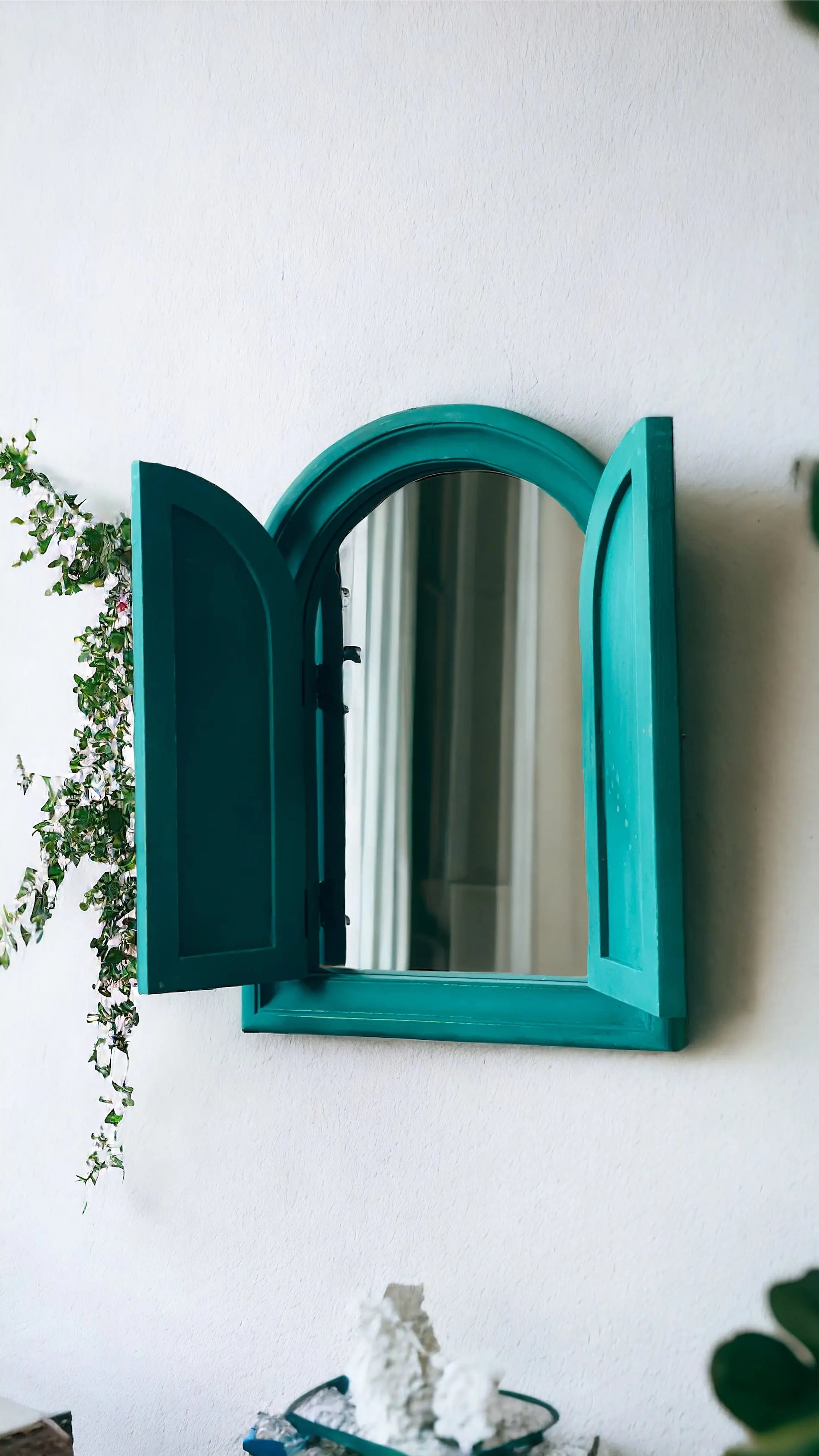 Window Frame Mirror | 22x16 Inches Mirror  aesthetic mirror jlhomedecor2021.myshopify.com