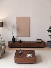 Mid Century Modern Tv Stand Walnut