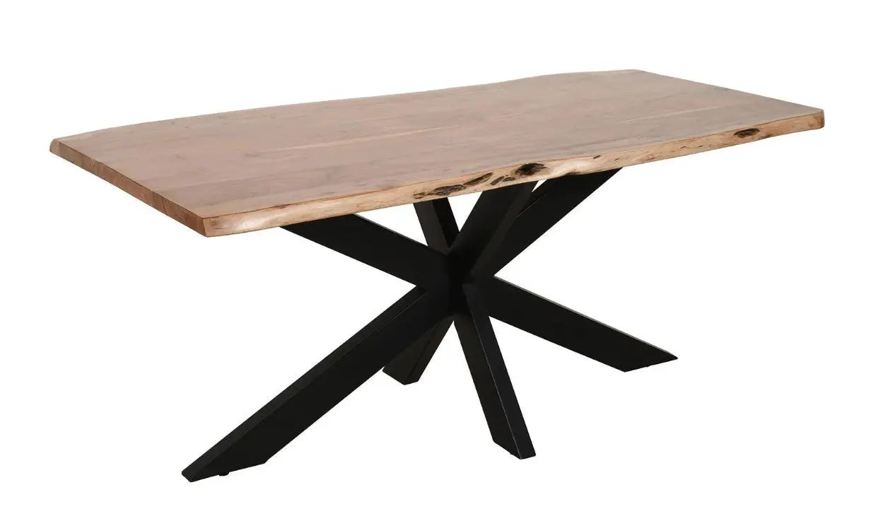 Industrial Modern Dining Table 6 Seater Dinning Set Black Industrial Dining Table jlhomedecor2021.myshopify.com