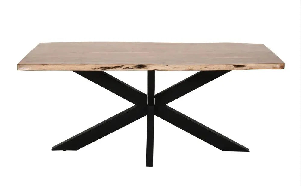 Industrial Modern Dining Table 6 Seater Dinning Set Black Industrial Dining Table jlhomedecor2021.myshopify.com