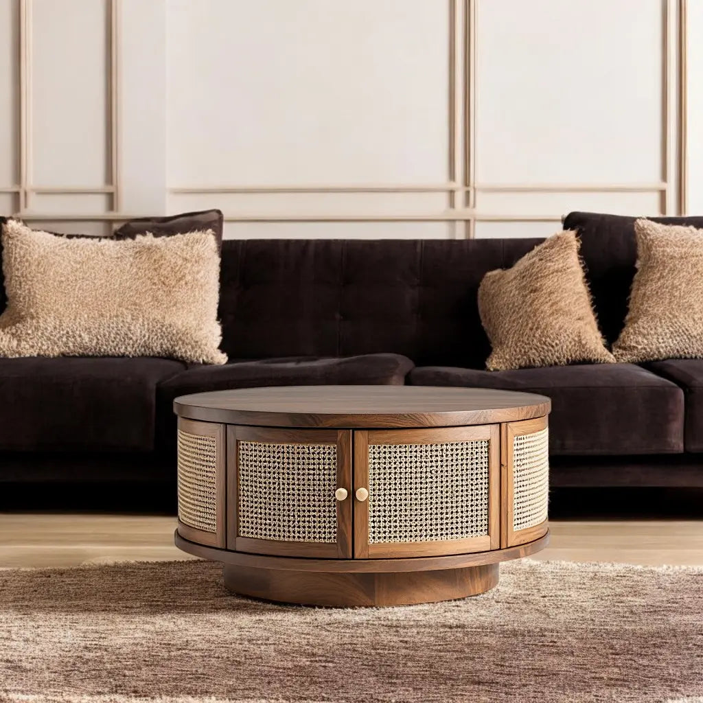 Cane coffee table Coffee Tables  Acacia coffee table jlhomedecor2021.myshopify.com