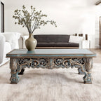 Carved Coffee Table | designer table | vintage table | antique wood table