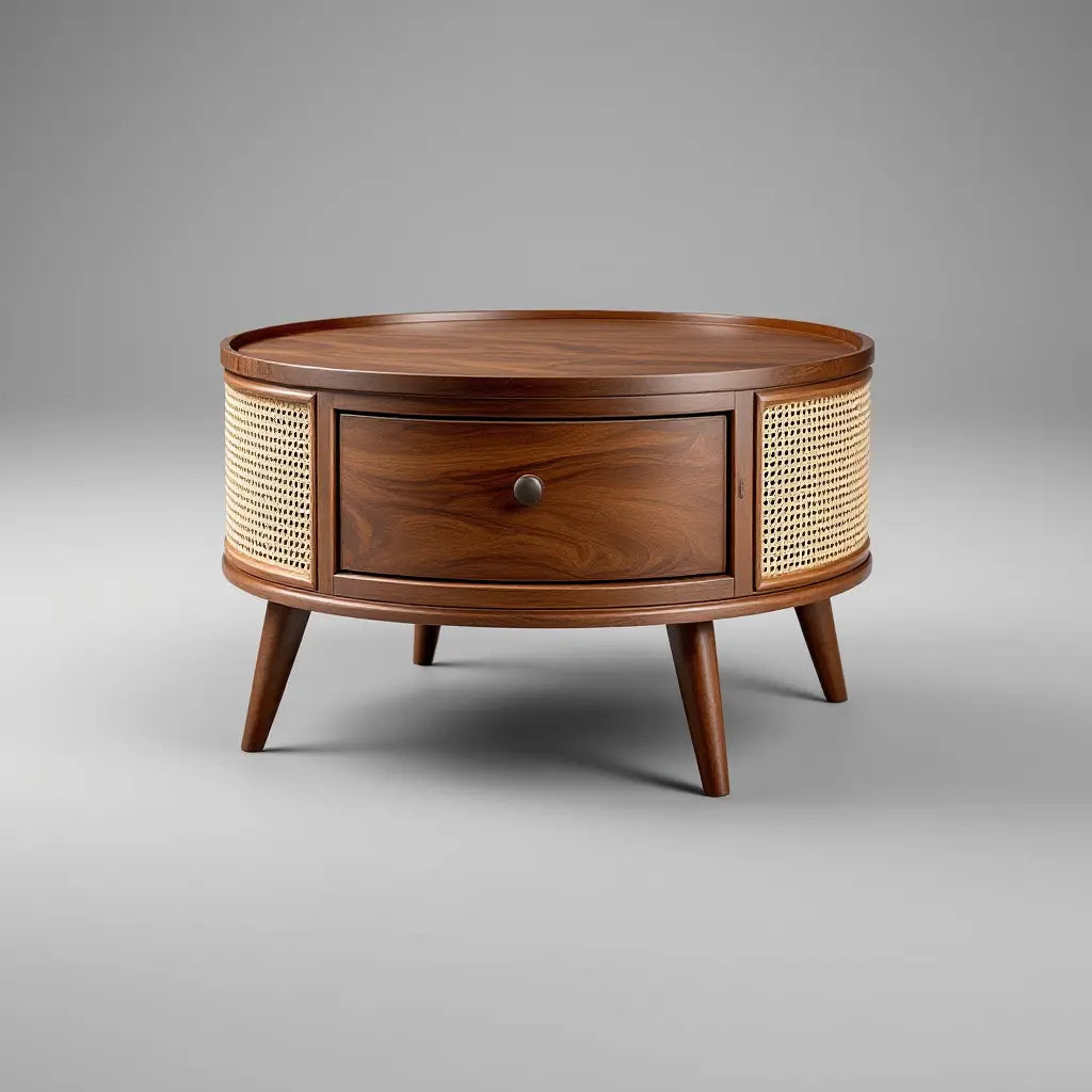 Cane Rattan Coffee Table Coffee Tables  Acacia coffee table jlhomedecor2021.myshopify.com
