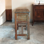 Hand-Carved Console Table – Solid Mango Wood Hallway Table with Drawers | J.L.HOME DECOR