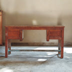 Hand-Carved Console Table – Solid Mango Wood Hallway Table with Drawers | J.L.HOME DECOR