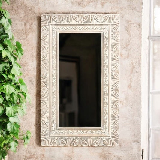 Wall Decor Jharokha Wall Mirror | Handmade wall decor| Antique Finish Wall Mirror | jharokha mirror | antique mirror wall | vintage mirror india | big vintage mirror | vintage decorative