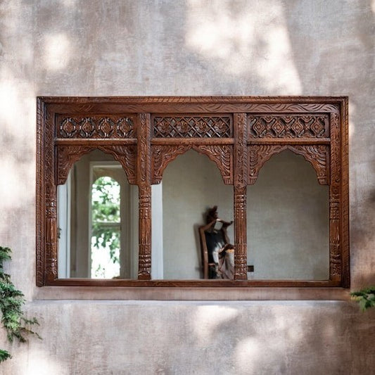 Vintage Mirror and Jharokha Wall Decor: Elegance for Your Home