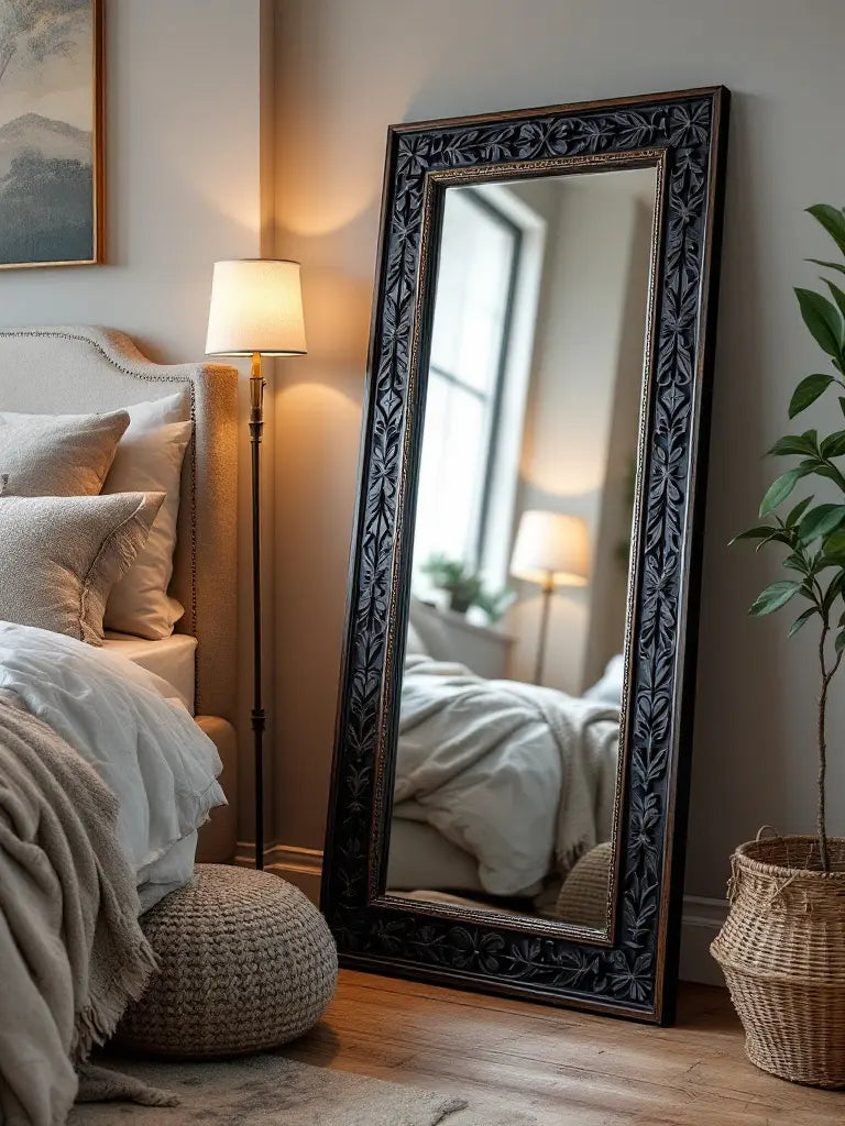 full length bedroom mirror | full length wall mirror | floor mirror Mirror  6 feet mirror​ jlhomedecor2021.myshopify.com