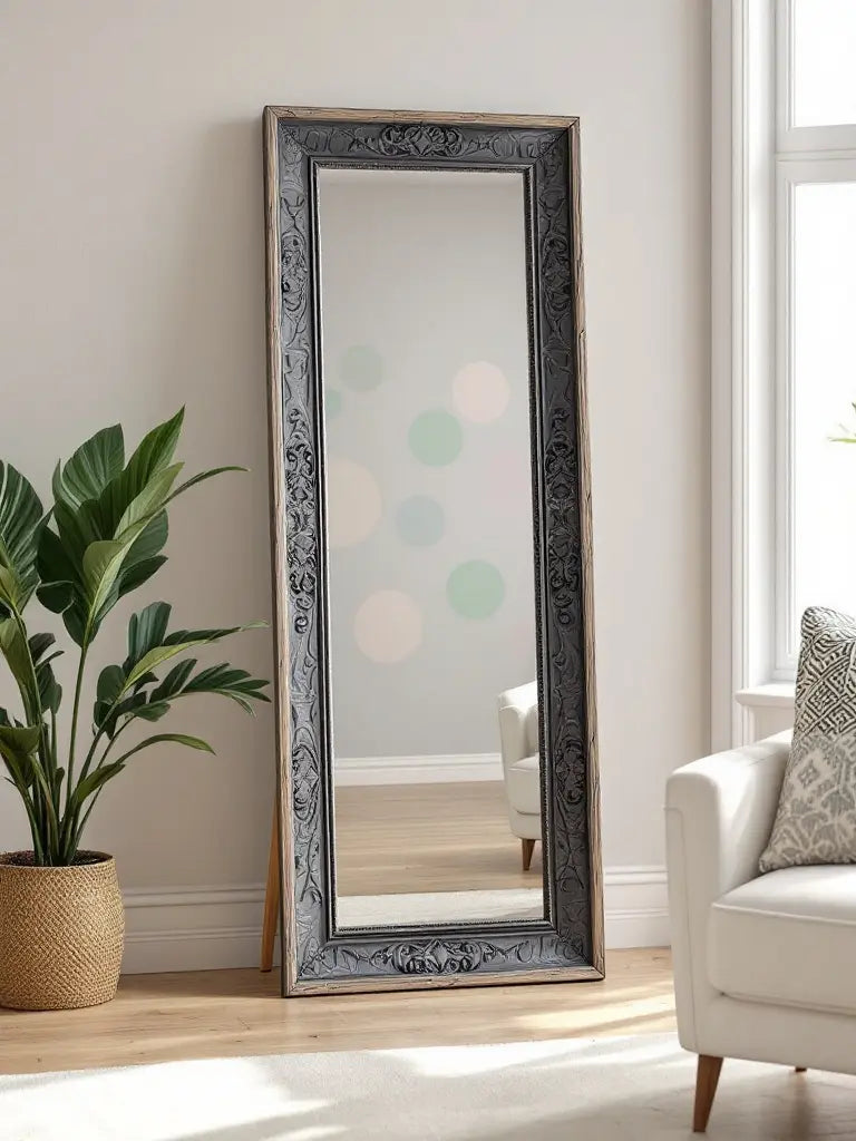 full length standing mirror | full length wall mirror | floor mirror Mirror  6 feet mirror​ jlhomedecor2021.myshopify.com