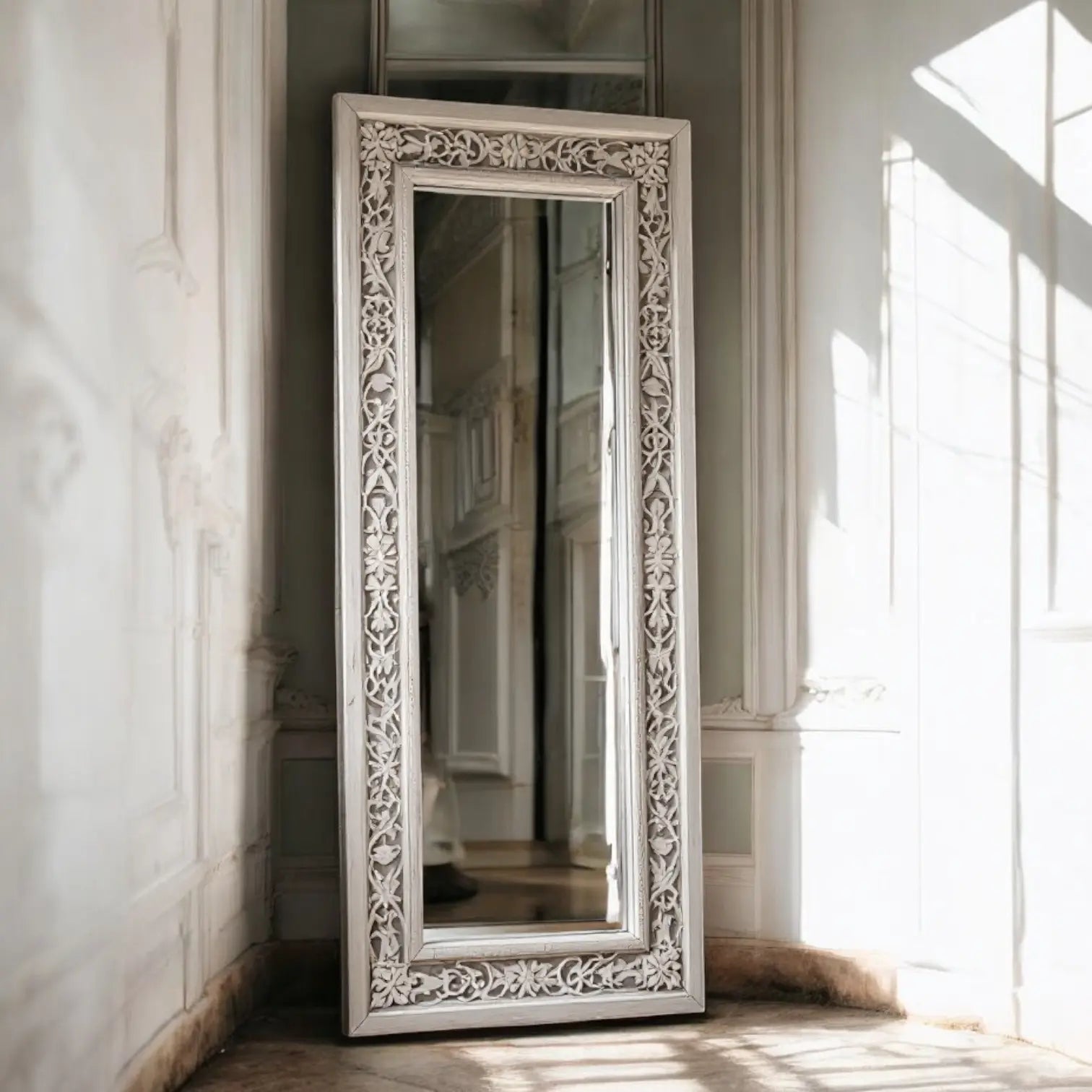 Antique full length wall mirror |  vintage full length wall mirror Mirror  6 feet mirror​ jlhomedecor2021.myshopify.com