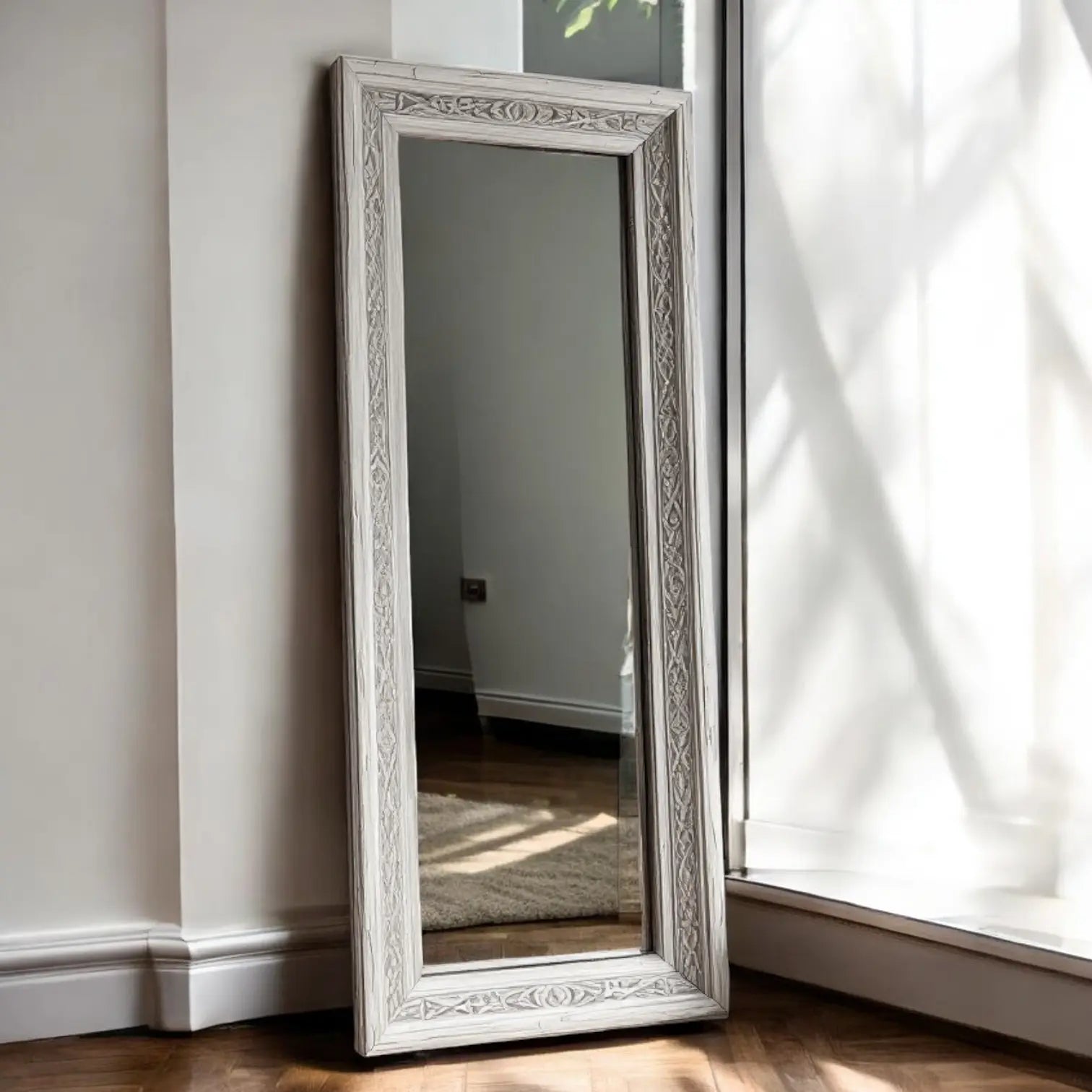 big mirror | Antique full length wall mirror |  vintage full length wall mirrorr Mirror  6 feet mirror​ jlhomedecor2021.myshopify.com