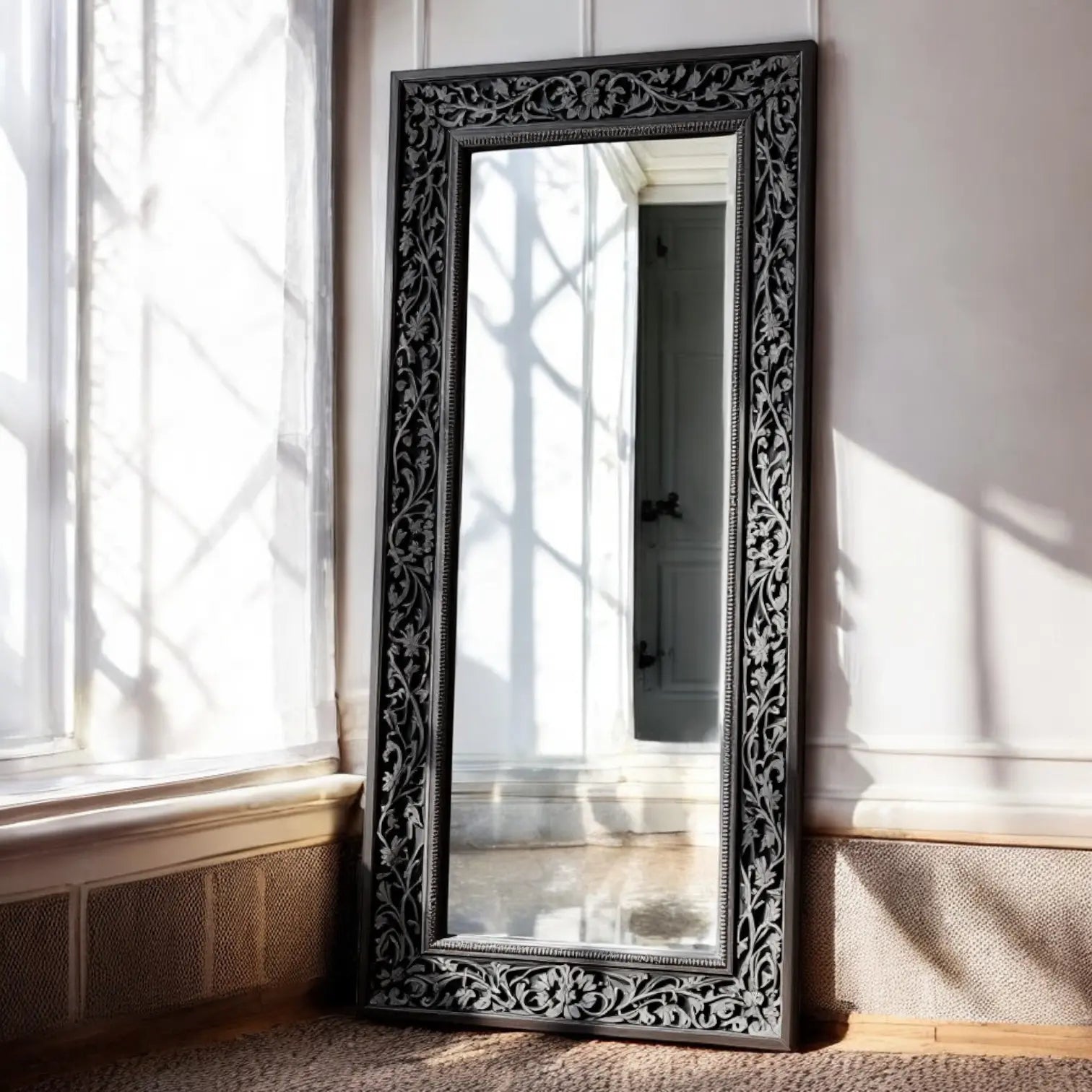 large mirror | full length wall mirror | floor mirror Mirror  6 feet mirror​ jlhomedecor2021.myshopify.com