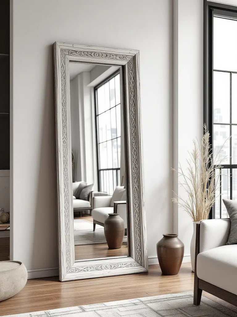 big mirror | Antique full length wall mirror |  vintage full length wall mirrorr Mirror  6 feet mirror​ jlhomedecor2021.myshopify.com