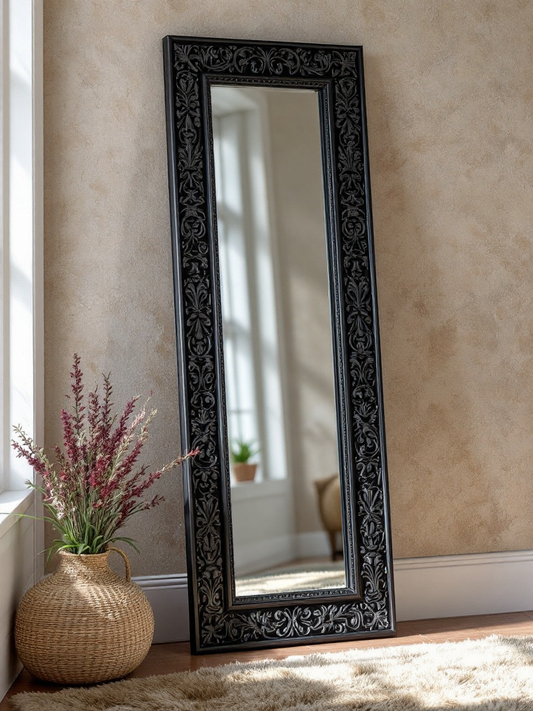 large mirror | Antique full length wall mirror |  vintage full length wall mirror | big mirror| full mirror | long wall mirror