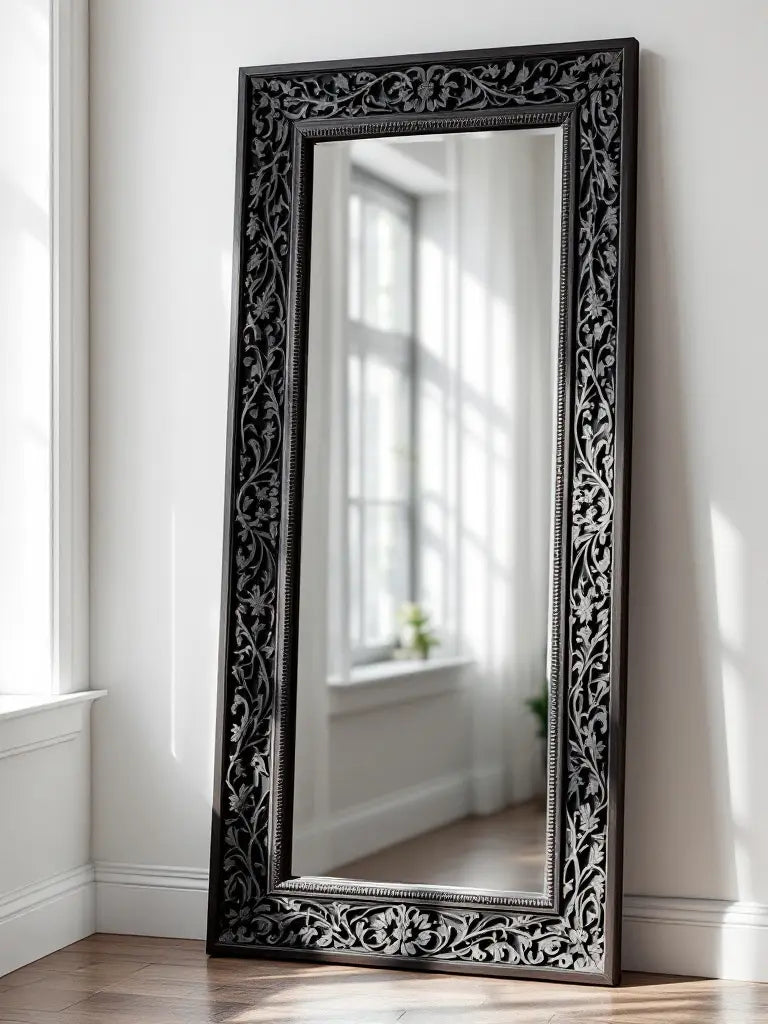 large mirror | full length wall mirror | floor mirror Mirror  6 feet mirror​ jlhomedecor2021.myshopify.com