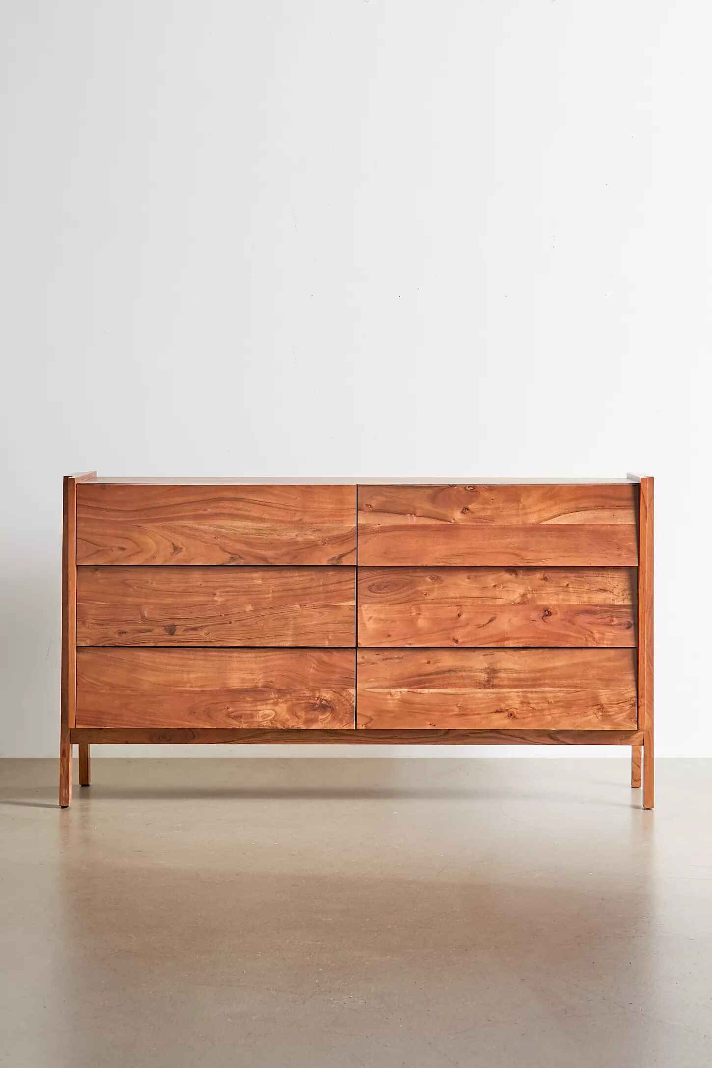 Shakina 6-Drawer Dresser | Chest of Drawers | Acacia Wood