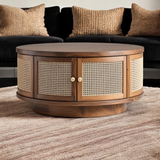 Cane coffee table