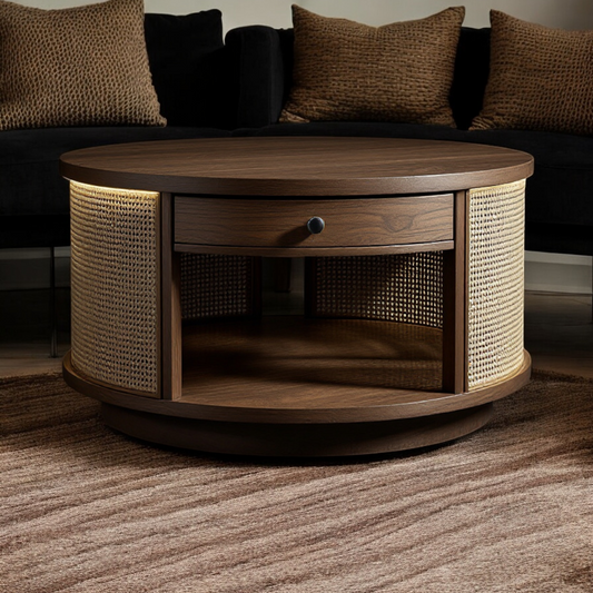 Rattan coffee table