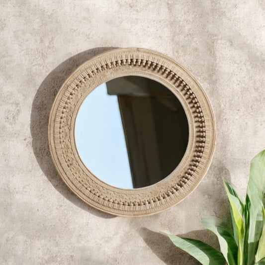 Round Jharokha wall decor | big vintage mirror | vintage mirror | antique mirror | aesthetic wall decor