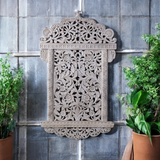 Carved Wall Panel | bedroom wall panel | Wooden Jaali Wall Panel