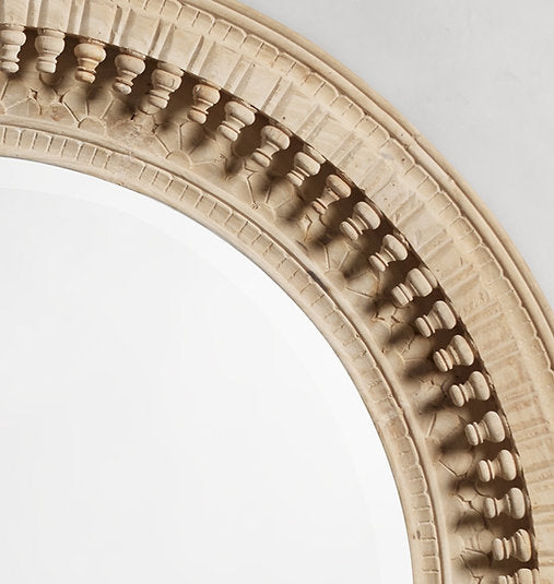 Round Jharokha wall decor | big vintage mirror | vintage mirror | antique mirror | aesthetic wall decor