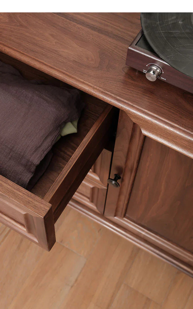 J.L.HOME DECOR Acacia Wood Sideboard | Handcrafted 6-Drawer & 2-Door Console | Multi-Size Storage